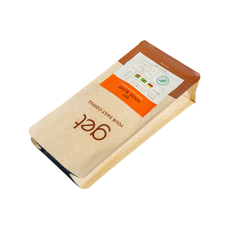 Túi cà phê niêm phong tám mặt 250g-1kg Túi cà phê niêm phong tám mặt 250g-1kg