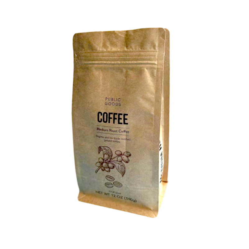 Túi giấy Kraft có thể phân hủy bền, bền, thoáng khí, chống rách Túi giấy Kraft có thể phân hủy bền, bền, thoáng khí, chống rách